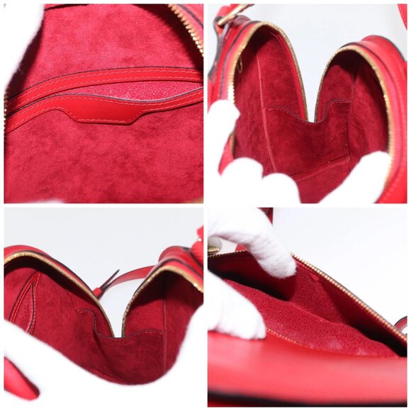 LOUIS VUITTON Epi Mabillon Backpack Castilian Red M52237 LV Auth 155376